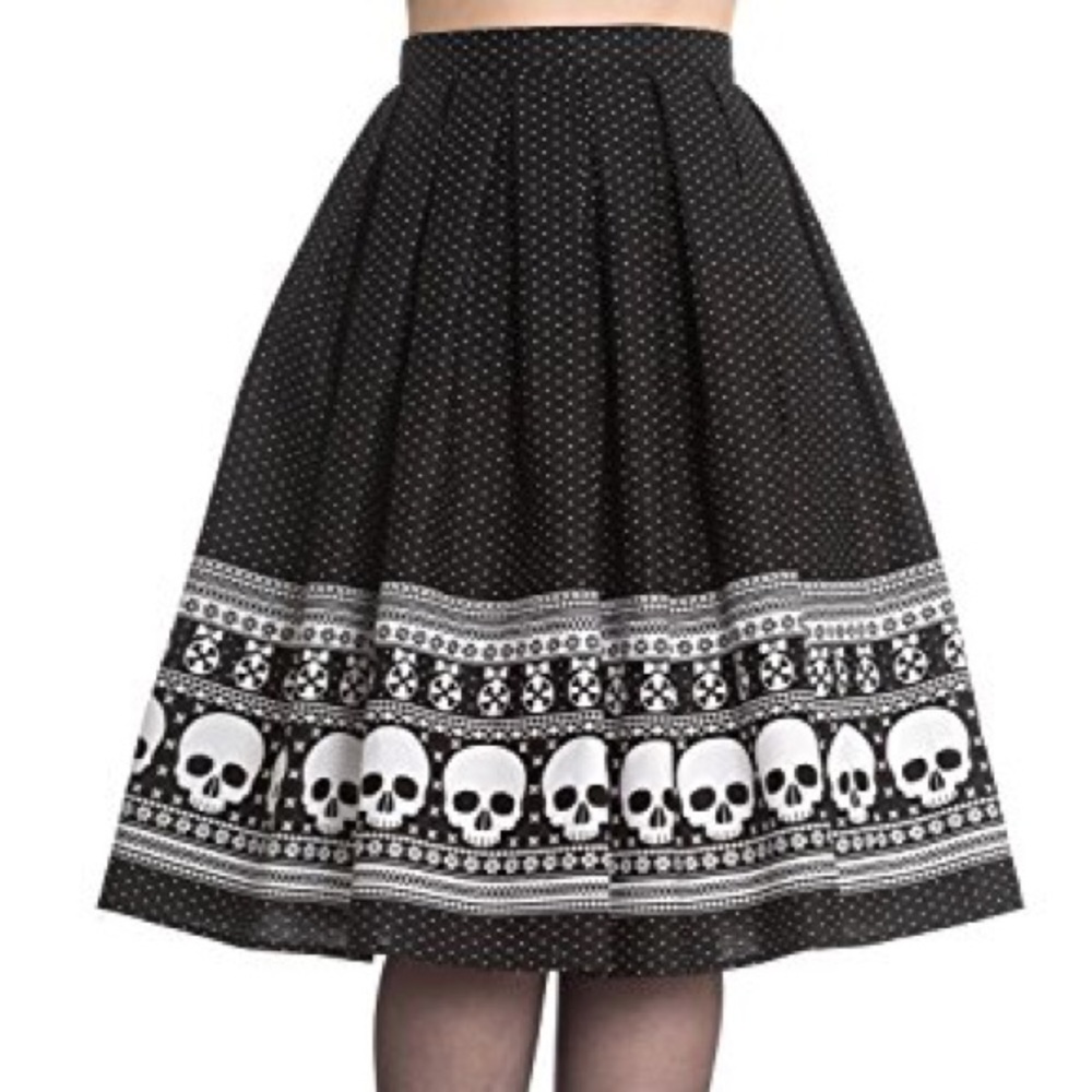 Hell Bunny Christmas Skirt